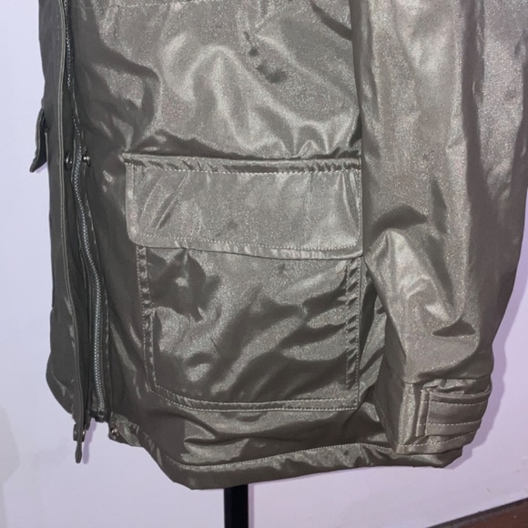 Metallic gray/brown lined coat - Picture 8 of 15